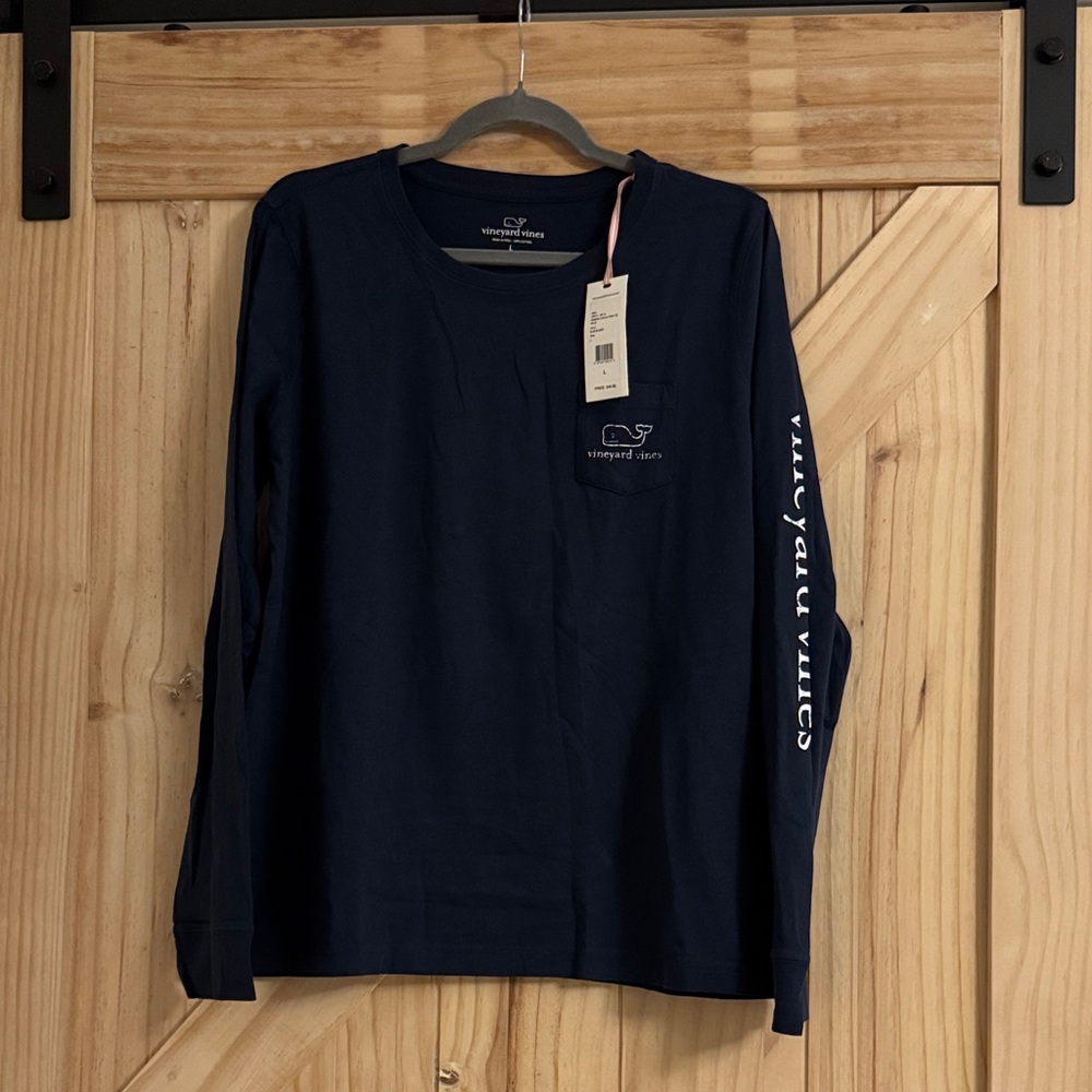 Vineyard Vines Dark Blue Long Sleeve Tee